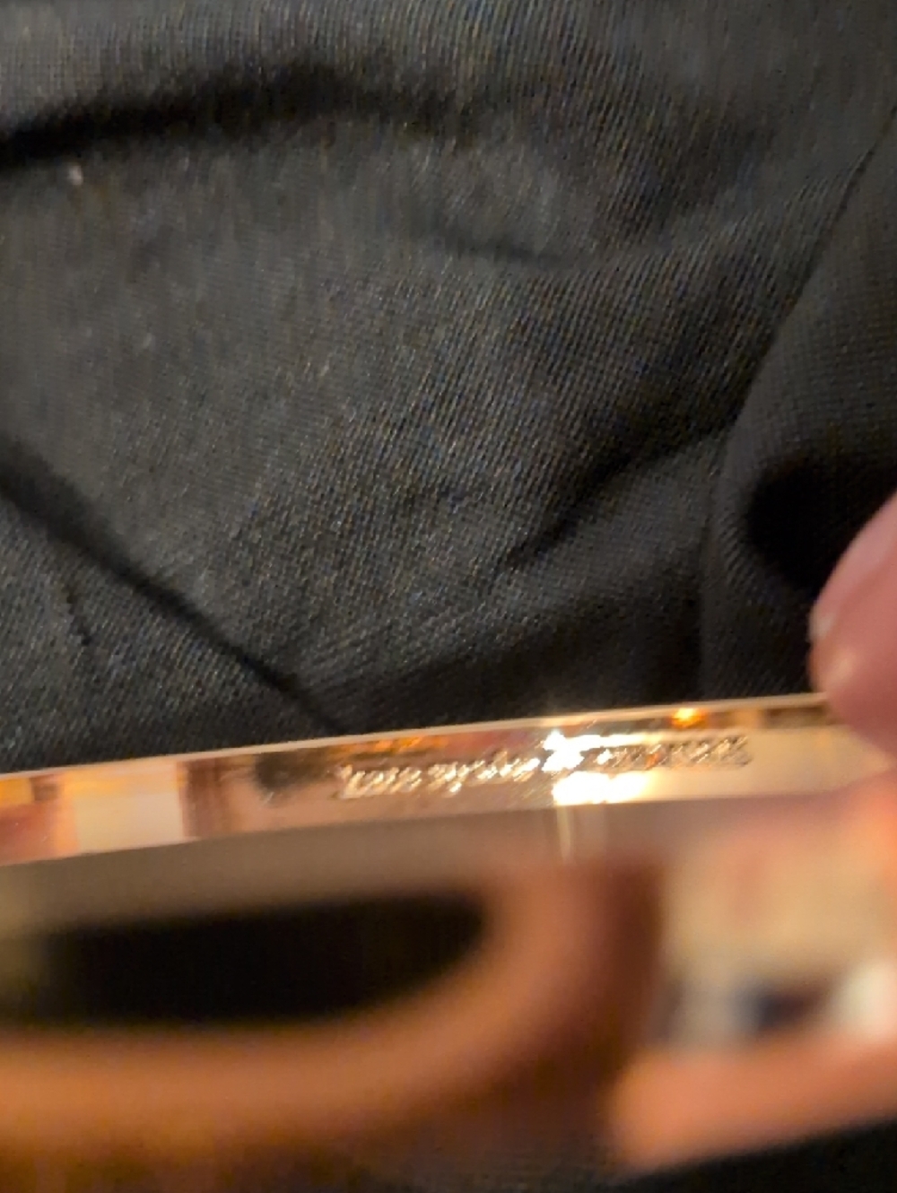 kate spade gold-tone slim bangle bracelet - Picture 3 of 6